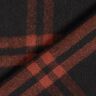 Tessuto per cappotto misto lana a quadri scozzesi – terracotta/nero,  thumbnail number 5
