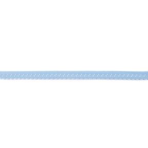 Fettuccia elastica pizzo [12 mm] – azzurro, 