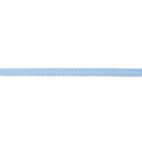 Fettuccia elastica pizzo [12 mm] – azzurro, 