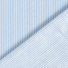 Tessuto elasticizzato per camicia a righe strette – bianco/azzurro,  thumbnail number 5