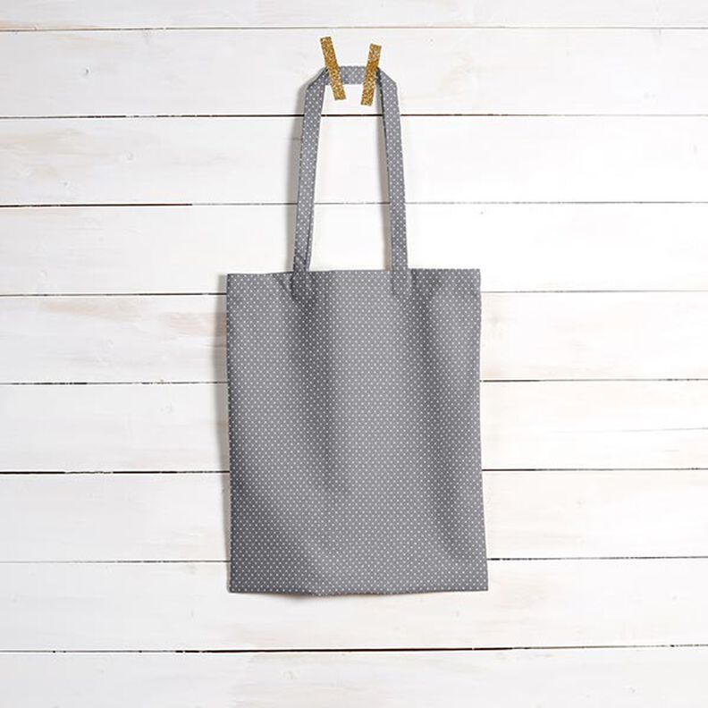 Cotone laminato Piccoli pois – grigio,  image number 7