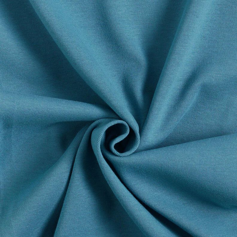 GOTS tessuto per bordi e polsini in cotone | Tula – colore blu jeans,  image number 1