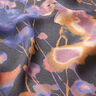 Fiori acquerellati in misto viscosa – blu notte,  thumbnail number 2