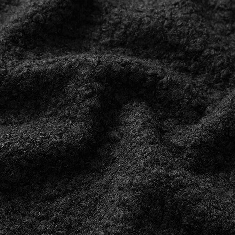 maglia bouclé follata – nero,  image number 2
