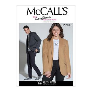 giacca unisex - Melissa Watson, McCalls 7818 | 34 - 44, 