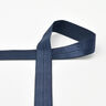 Fettuccia elastica (piega in gomma) lucida [20 mm] – blu marino,  thumbnail number 1