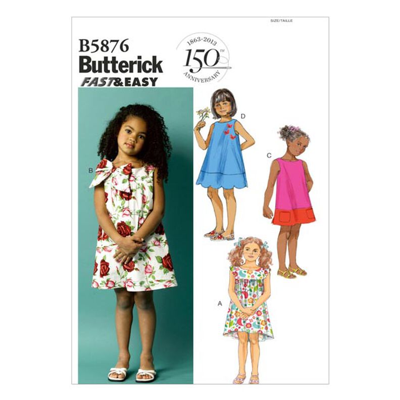 abito per bambini, Butterick 5876|104 - 122,  image number 1