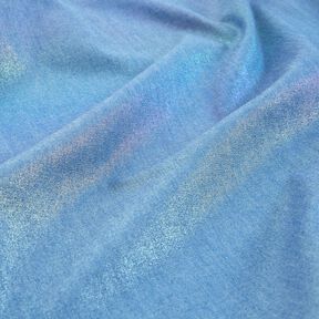 chambray Arcobaleno brillante stampa laminata | Poppy Fabrics – colore blu jeans/mix di colori, 