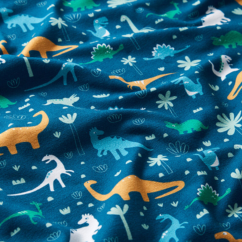 jersey di cotone, il mondo dei dinosauri | PETIT CITRON – petrolio, image number 2