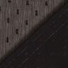 Chiffon Dobby gessato metallizzato – nero/argento effetto metallizzato,  thumbnail number 4