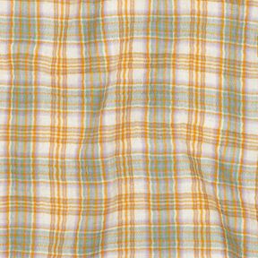 mussolina / tessuto doppio increspato Controllo | Poppy Fabrics – giallo curry/verde salvia, 