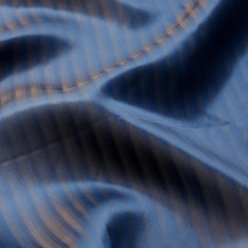 Fodera in raso con effetto ombreggiato – blu marino, image number 2