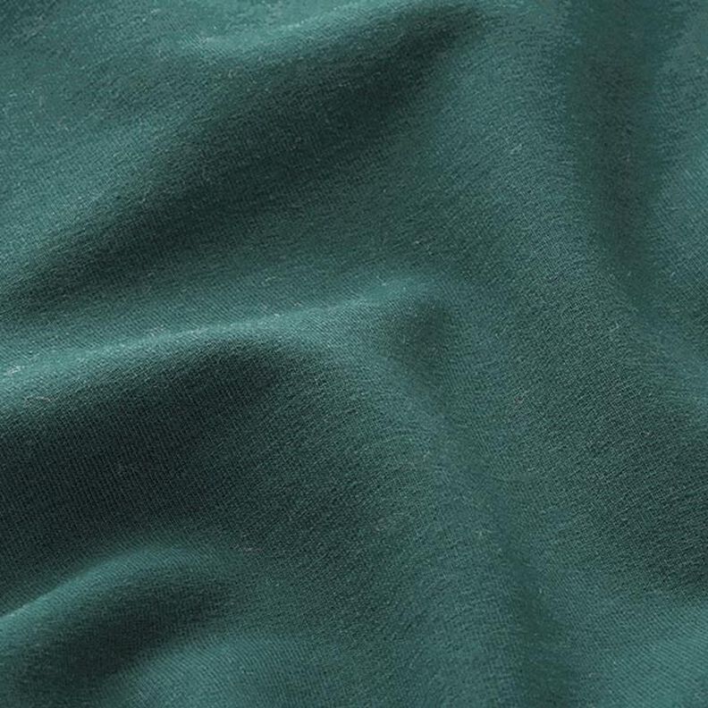 felpa di cotone leggera tinta unita – verde scuro,  image number 4