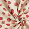 tessuto arredo mezzo panama Piccole fragole – rosso/naturale,  thumbnail number 3
