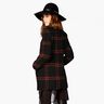 Tessuto per cappotto misto lana a quadri scozzesi – terracotta/nero,  thumbnail number 7