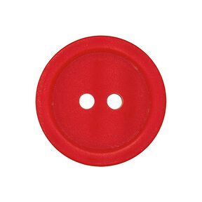 bottone in plastica 2 fori basic - rosso, 