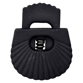 fermacorda conchiglia [Passaggio: 8 mm] – nero, 
