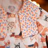 GOTS popeline di cotone fiorellini | Poppy Fabrics – naturale/arancio pesca,  thumbnail number 7