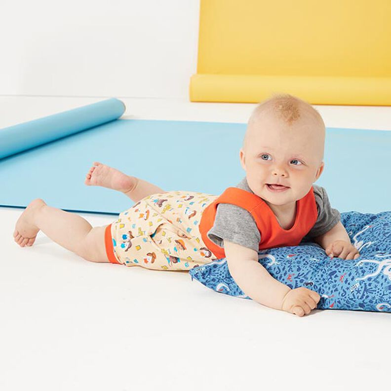 jersey di cotone medio tinta unita – arancione,  image number 9