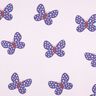 felpa garzata grandi farfalle | Poppy Fabrics – lillà pastello/lilla bluastro,  thumbnail number 1