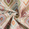 tessuto arredo Jacquard Tappeto indiano – beige chiaro,  thumbnail number 4