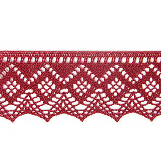 Pizzo a tombolo (45 mm) 5 – rosso Bordeaux, 