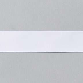 Nastro in satin [25 mm] – bianco, 