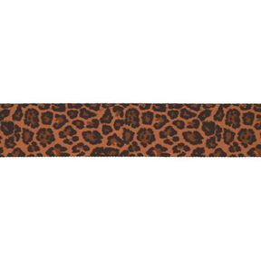 nastro  con motivo leopardato [ Larghezza: 40 mm ] – bronzo/marrone, 