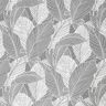 tessuto arredo tessuti canvas grandi foglie – grigio,  thumbnail number 1
