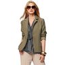 misto viscosa Quadri in Lurex – beige scuro/giallo curry,  thumbnail number 5