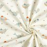 jersey di cotone Balene marittime stampa digitale – bianco lana,  thumbnail number 3