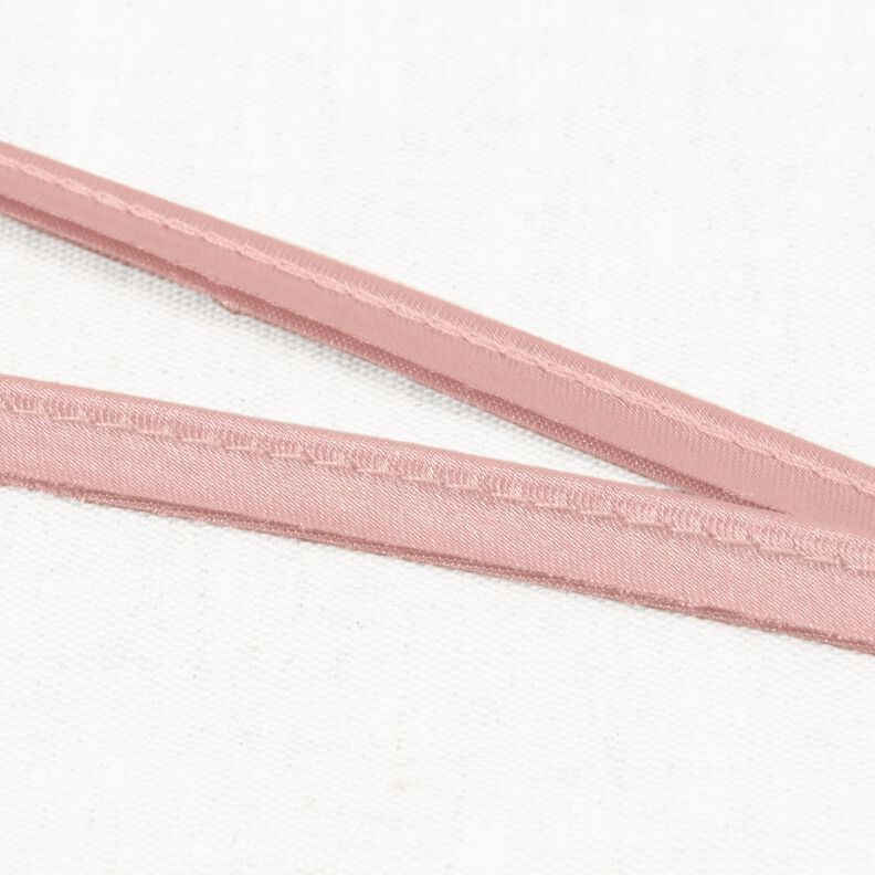 Satin Filetto sbieco [10 mm] – rosa anticato,  image number 1