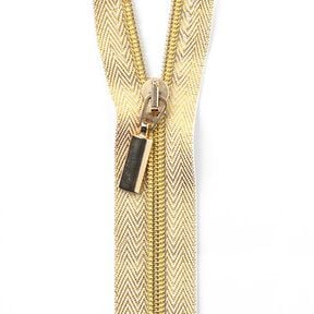 cerniera lampo senza fine | Prym – oro effetto metallizzato, 