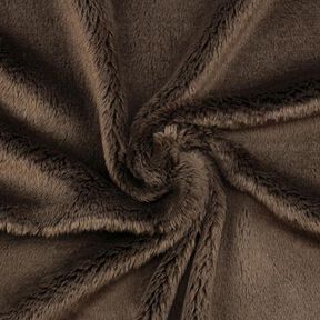 Tessuto peluche SuperSoft SNUGLY [ 1 x 0,75 m | 5 mm ] - marrone scuro | Kullaloo, 