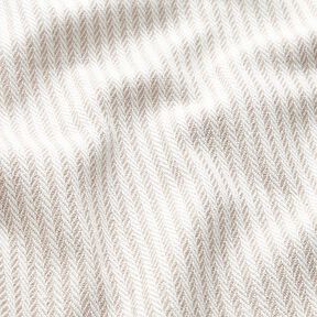 tessuto arredo Jacquard Righe sottili – beige scuro, 