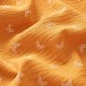 mussolina / tessuto doppio increspato Farfalle delicate – giallo curry,  thumbnail number 2