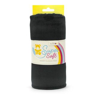 Vellutino nicki SHORTY [1 m x 0,75 m | altezza pelo: 1,5 mm]  - nero | Kullaloo, 