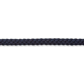 Cordoncino in cotone [Ø 7 mm] – nero, 