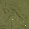 mussolina / tessuto doppio increspato rettangolo stampa laminata | Poppy Fabrics – pino/oro effetto,  thumbnail number 2