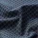 Tessuto elasticizzato con rombi jacquard – colore blu jeans,  thumbnail number 2