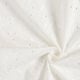 tessuto in cotone, ricami a giorno, tralci – bianco,  thumbnail number 3