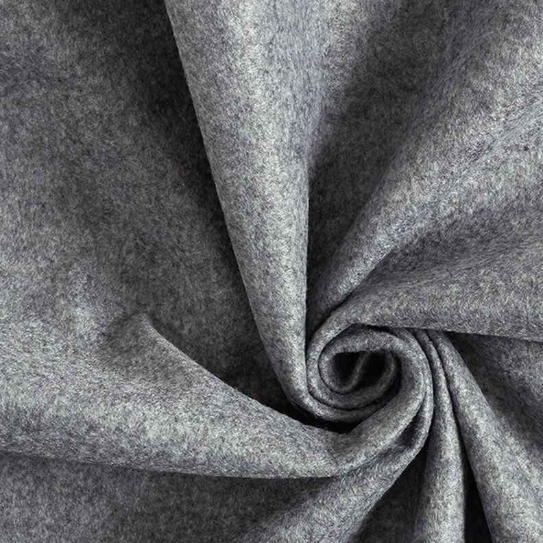 Feltro 180 cm / spesso 1,5 mm mélange – grigio,  image number 1