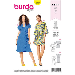 abito a portafoglio, Burda 6207 | 34 - 44, 