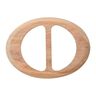 fibbia in legno ovale – beige,  thumbnail number 1