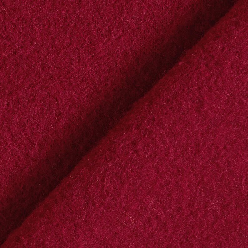 Vello in pura lana vergine tinta unita – rosso Bordeaux, image number 3