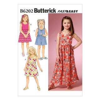 abito per bambini, Butterick 6202|92 - 116, 