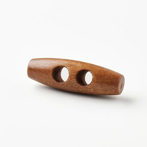 Bottone a levetta in legno [30 mm] – caramello, 