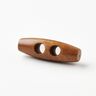 Bottone a levetta in legno [30 mm] – caramello,  thumbnail number 2
