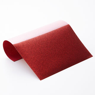 pellicola flessibile glitter Din A4 – rosso, 