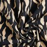 Tessuto di viscosa Motivo zebrato astratto – nero/beige chiaro,  thumbnail number 3